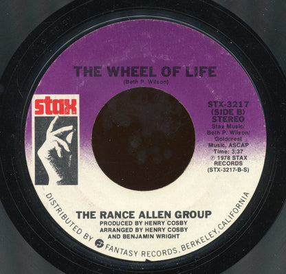 The Rance Allen Group : I Belong To You / The Wheel Of Life (7", Styrene)