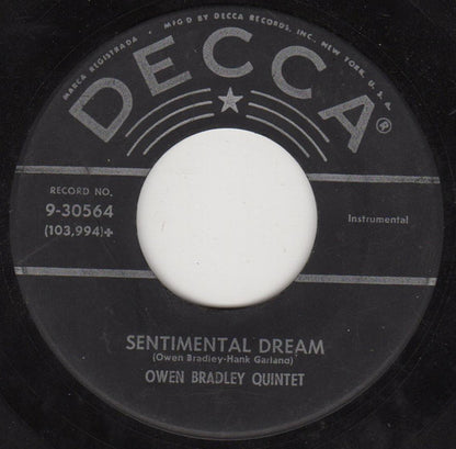 Owen Bradley And His Quintet : Big Guitar / Sentimental Dream (7", Glo)