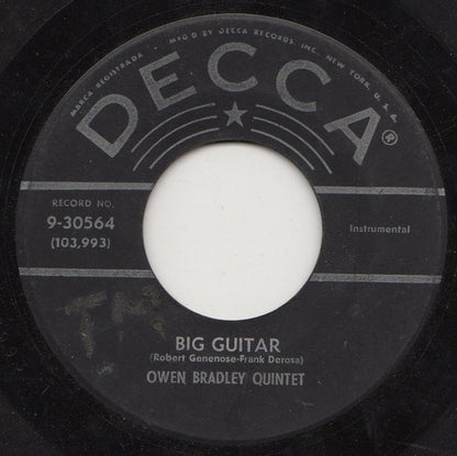 Owen Bradley And His Quintet : Big Guitar / Sentimental Dream (7", Glo)