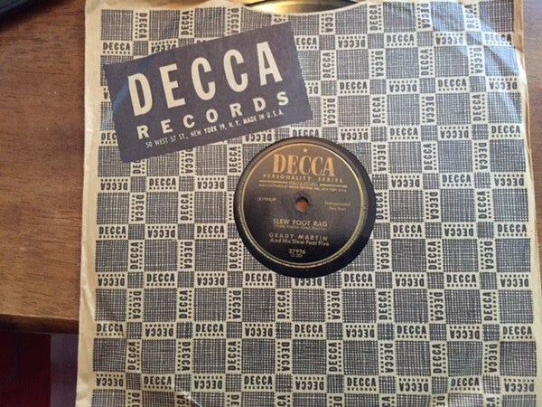 Roberta Lee And Grady Martin And The Slew Foot Five / Grady Martin And The Slew Foot Five : Tell Me Why / Slew Foot Rag (Shellac, 10")