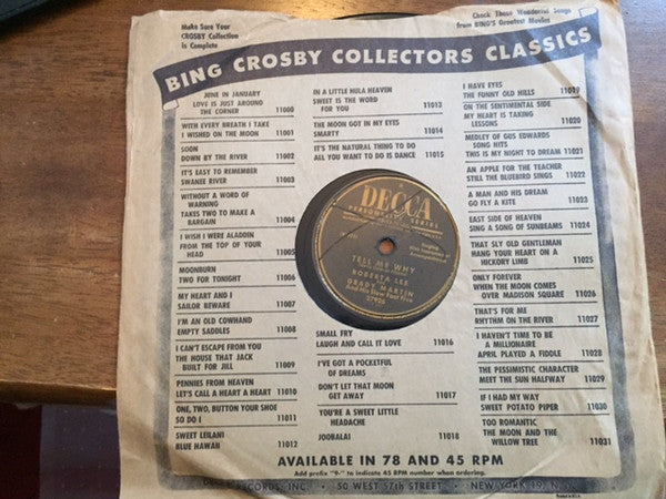 Roberta Lee And Grady Martin And The Slew Foot Five / Grady Martin And The Slew Foot Five : Tell Me Why / Slew Foot Rag (Shellac, 10")