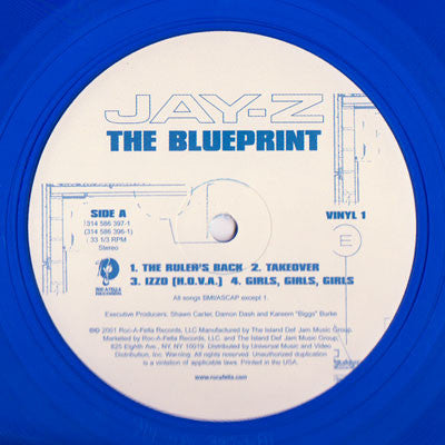Jay-Z : The Blueprint (2xLP, Album, Ltd, Blu)
