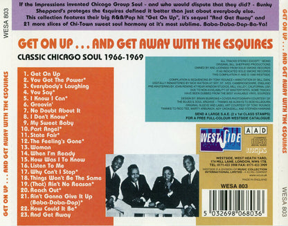 The Esquires : Get On Up ... And Get Away With The Esquires (CD, Comp, Mono, RM)