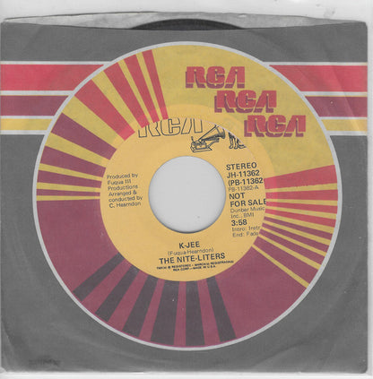 The Nite-Liters : K-Jee (7", Mono, Promo, RE, Styrene)