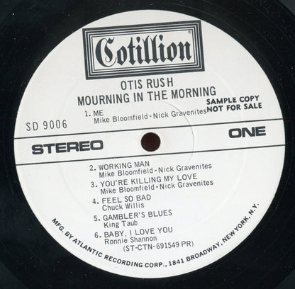 Otis Rush : Mourning In The Morning (LP, Album, Promo)