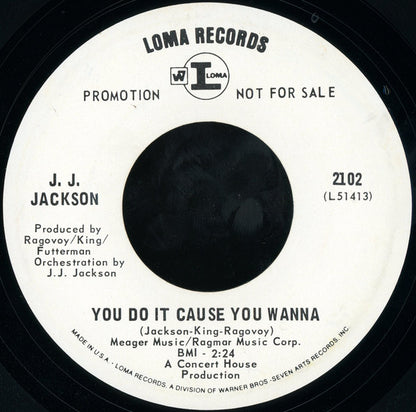 J.J. Jackson : Too Late (7", Promo)
