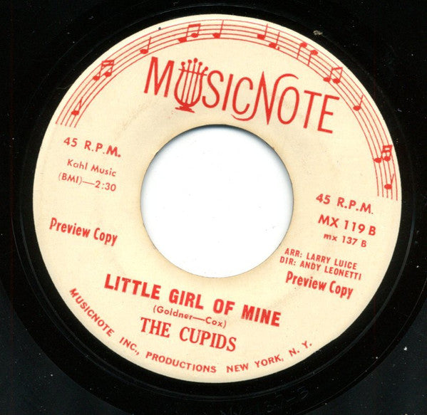 The Cupids (2) : Lorraine (7", Promo)