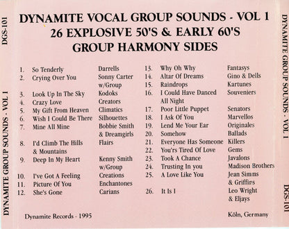 Various : Dynamite Vocal Group Sounds Vol. 1 : 26 Explosive Group Harmony Sides! (CD, Comp)