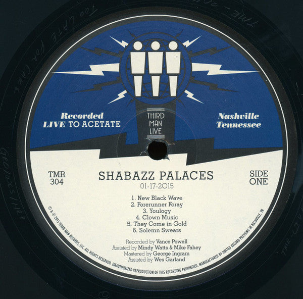 Shabazz Palaces : Shabazz Palaces Live at Third Man Records (LP, Album)