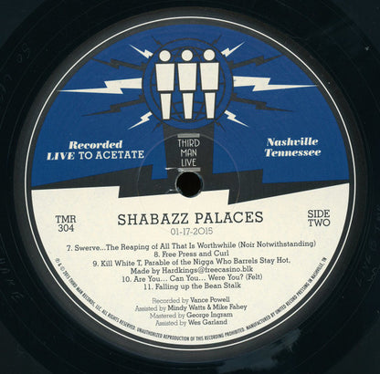 Shabazz Palaces : Shabazz Palaces Live at Third Man Records (LP, Album)