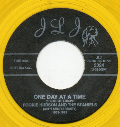 The Spaniels Featuring Pookie Hudson / Pookie Hudson And The Spaniels : Someone / One Day At A Time (7", Single, Yel)