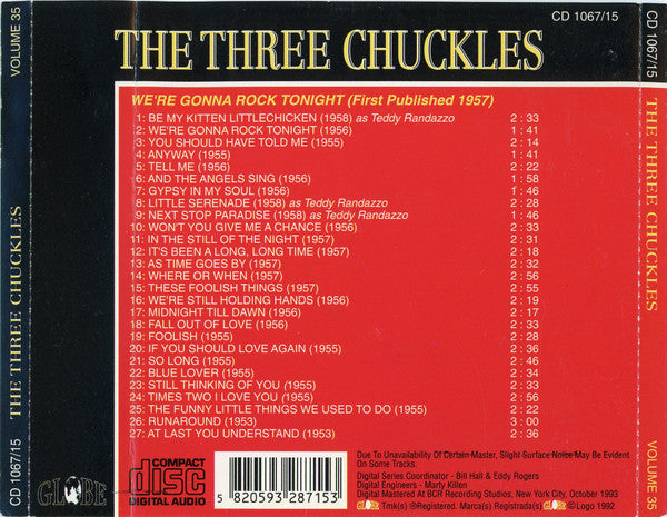 The Three Chuckles : The Three Chuckles (CD, Comp)