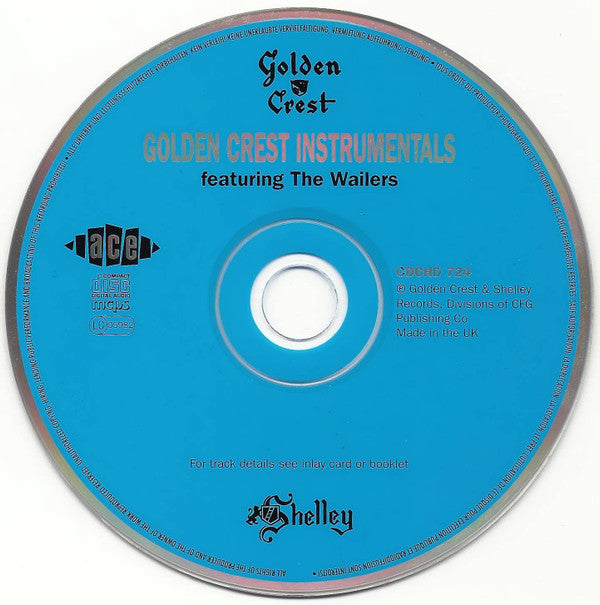 Various : Golden Crest Instrumentals Featuring The Wailers (CD, Comp)
