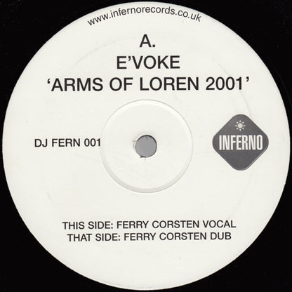 E'voke : Arms Of Loren 2001 (12", Promo)