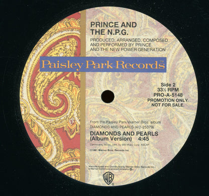 Prince And The New Power Generation : Diamonds And Pearls (12", Single, Promo)