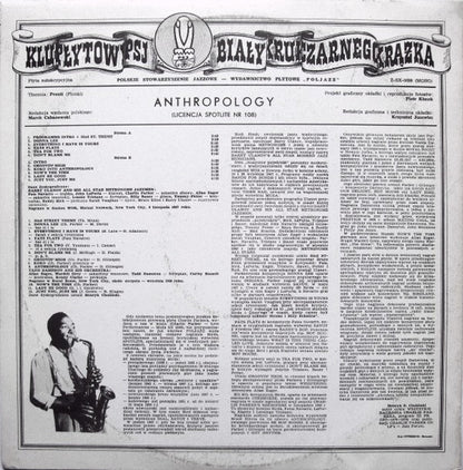 Barry Ulanov / Tadd Dameron : Anthropology (LP, Club)
