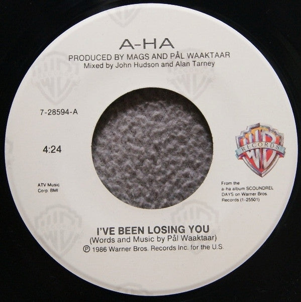 a-ha : I've Been Losing You (7", Single, Spe)