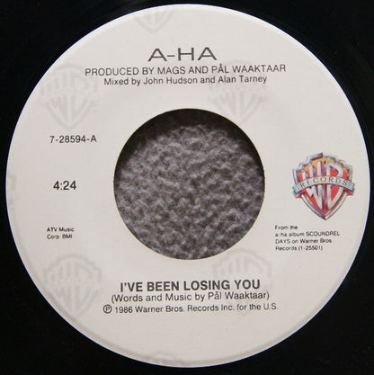 a-ha : I've Been Losing You (7", Single, Spe)