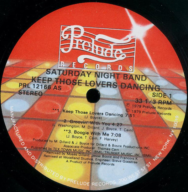 Saturday Night Band : Keep Those Lovers Dancing (LP, Album)