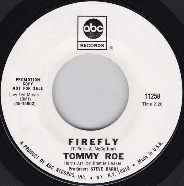 Tommy Roe : Stir It Up And Serve It (7", Single, Promo, Styrene)
