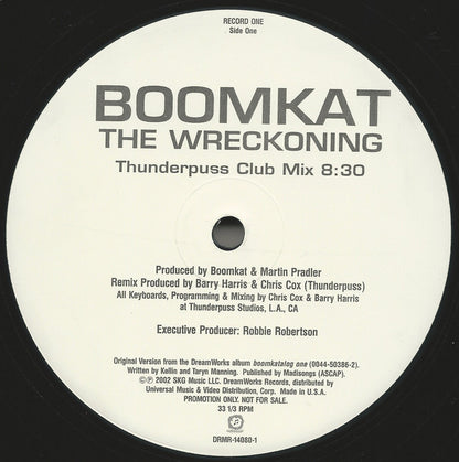 Boomkat : The Wreckoning (2x12", Promo)
