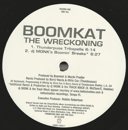 Boomkat : The Wreckoning (2x12", Promo)