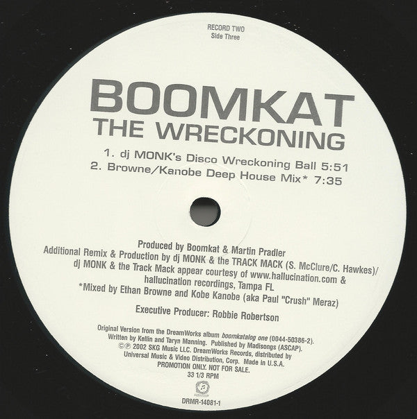 Boomkat : The Wreckoning (2x12", Promo)