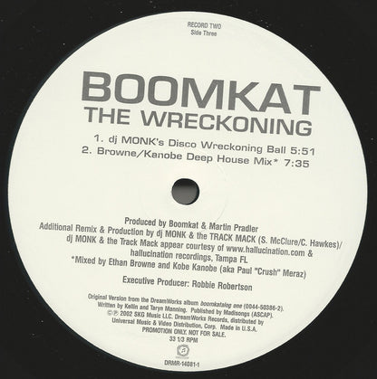 Boomkat : The Wreckoning (2x12", Promo)