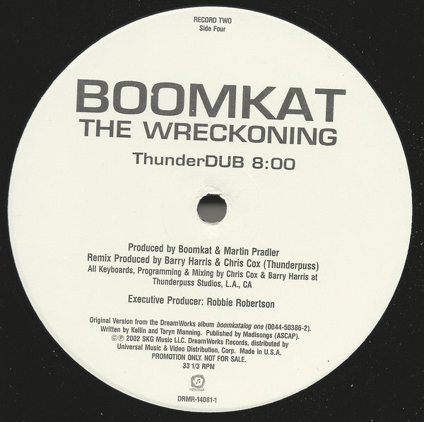 Boomkat : The Wreckoning (2x12", Promo)