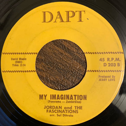 Jordan And The Fascinations : I'll Be Forever Loving You (7", RP)
