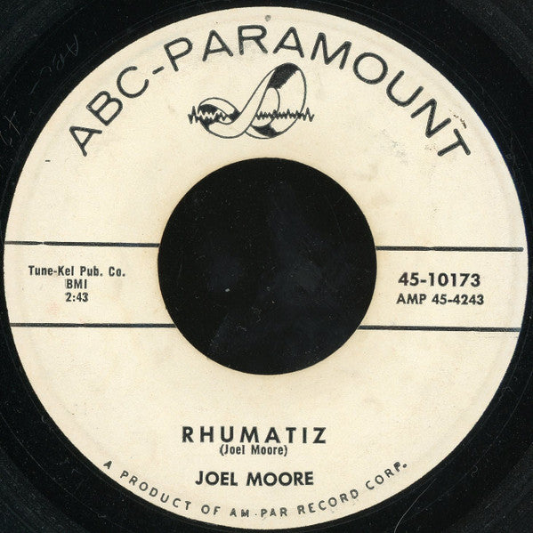 Joel Moore (3) : Rhumatiz (7")