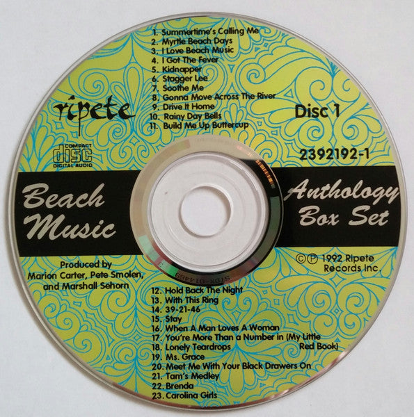 Various : The Beach Music Anthology Box Set (4xCD, Comp + Box)