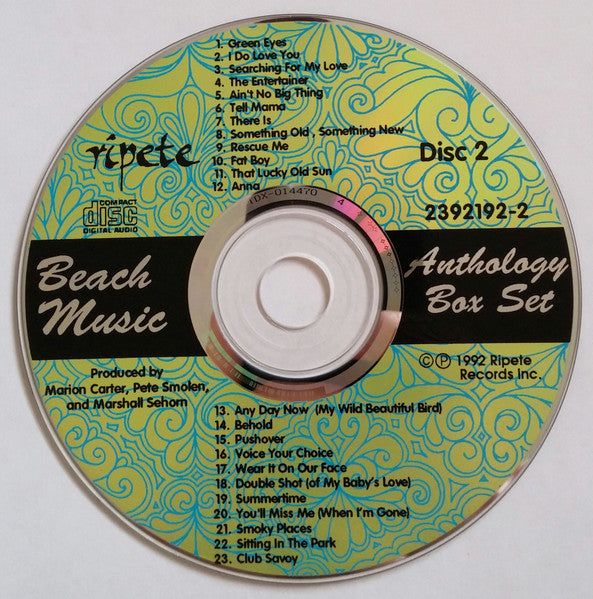 Various : The Beach Music Anthology Box Set (4xCD, Comp + Box)
