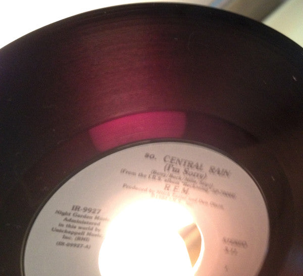 R.E.M. : S. Central Rain (I'm Sorry) (7", Single, Styrene, Pur)