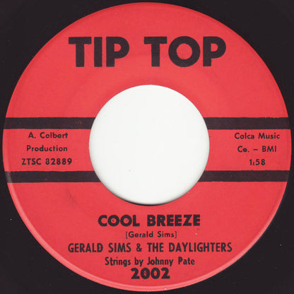 Gerald Sims & The Daylighters : Cool Breeze / Baby I Love You (7", Single)
