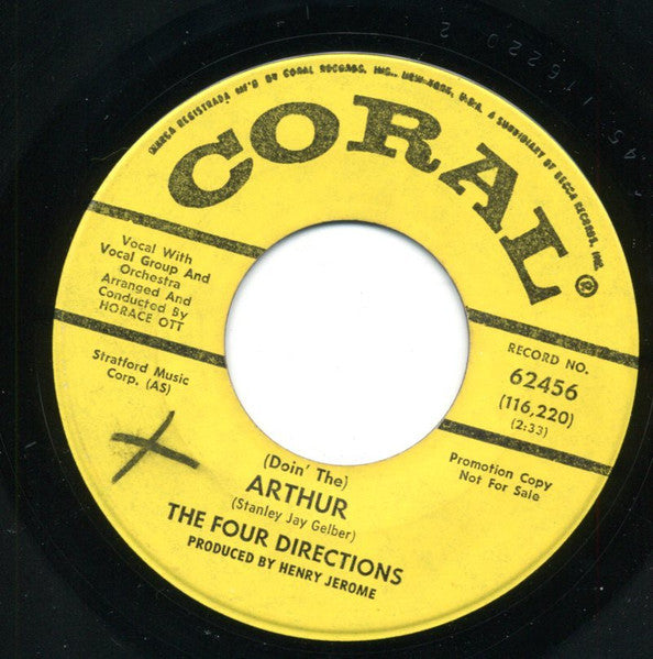 Four Directions : Tonight We Love (7", Single, Promo)