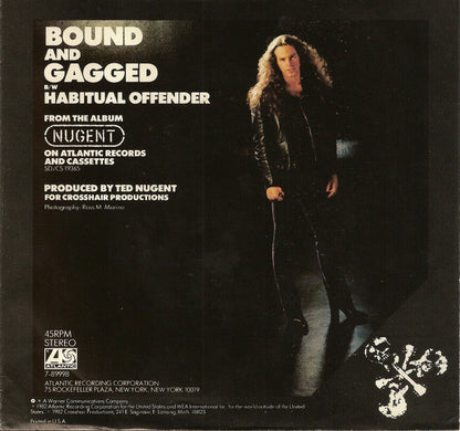 Ted Nugent : Bound And Gagged (7", Promo, SP )