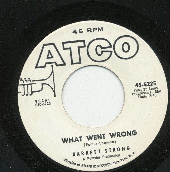 Barrett Strong : What Went Wrong (7", Single)