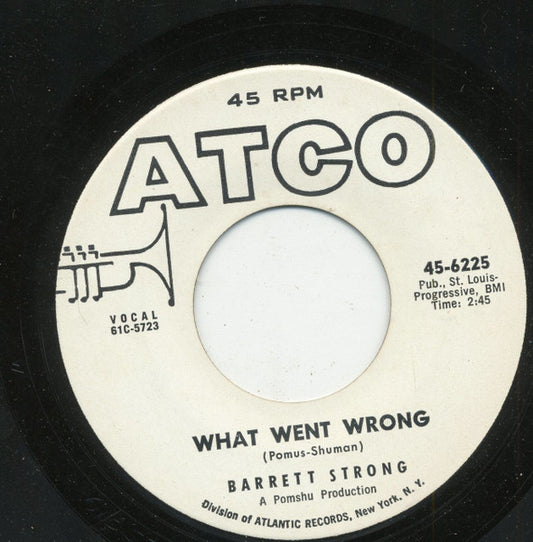 Barrett Strong : What Went Wrong (7", Single)
