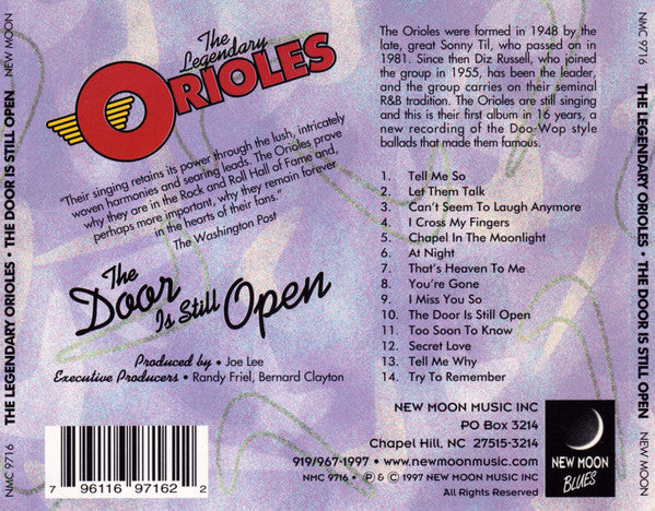 The Legendary Orioles : The Door Is Still Open (CD, Album)