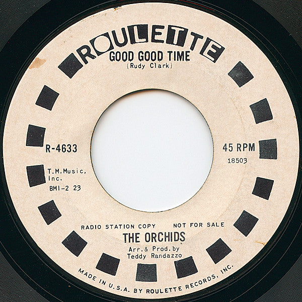 The Orchids (4) : Love Is What You Make It (7", Single, Promo, Styrene)