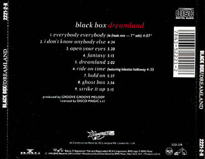 Black Box : Dreamland (CD, Album, Lon)