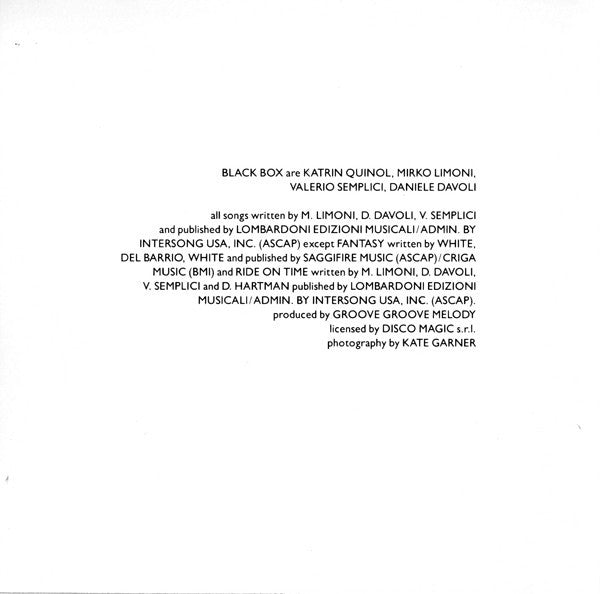 Black Box : Dreamland (CD, Album, Lon)