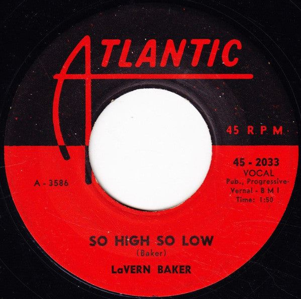 Lavern Baker : So High So Low / If You Love Me (7")