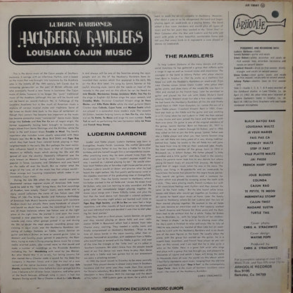 Hackberry Ramblers : Louisiana Cajun Music (LP, Album, RE)