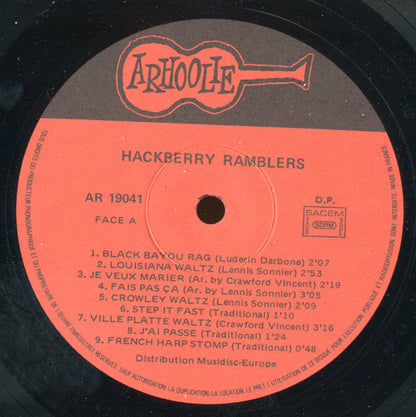 Hackberry Ramblers : Louisiana Cajun Music (LP, Album, RE)