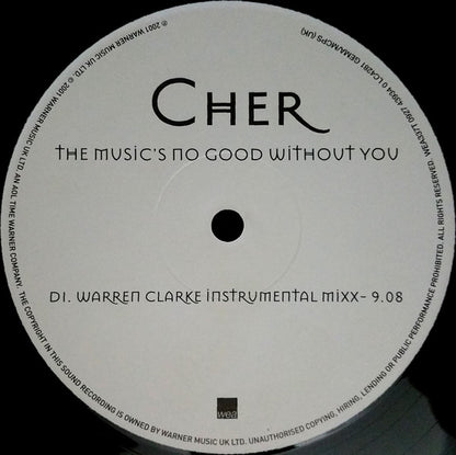 Cher : The Music's No Good Without You (2x12")