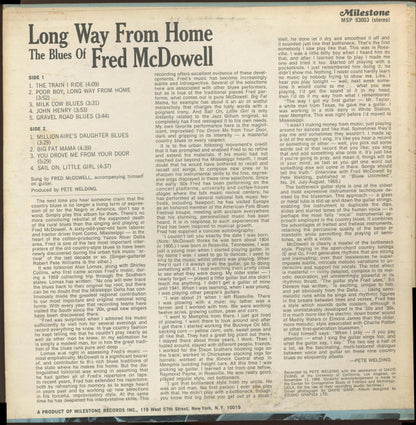 Fred McDowell : Long Way From Home (LP, Album, RP)