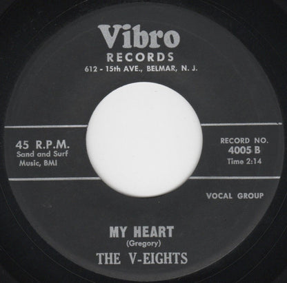 The V-Eights : Papa's Yellow Tie / My Heart (7", Single)