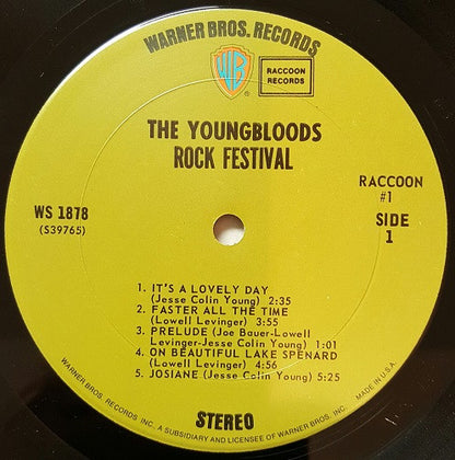 The Youngbloods : Rock Festival (LP, Album, Pit)